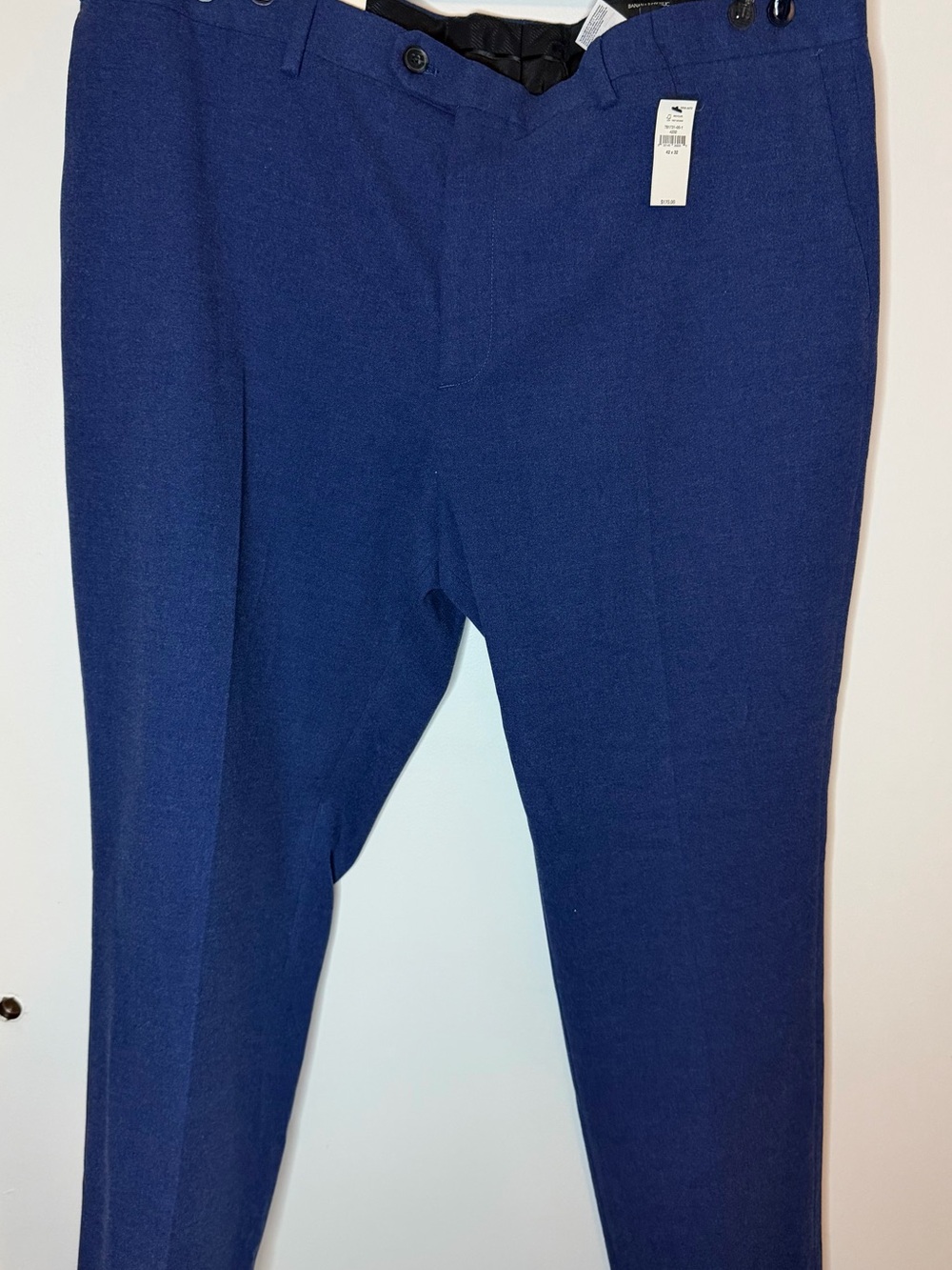 Banana Republic Tailored Trousers Blue 42x32 NWT